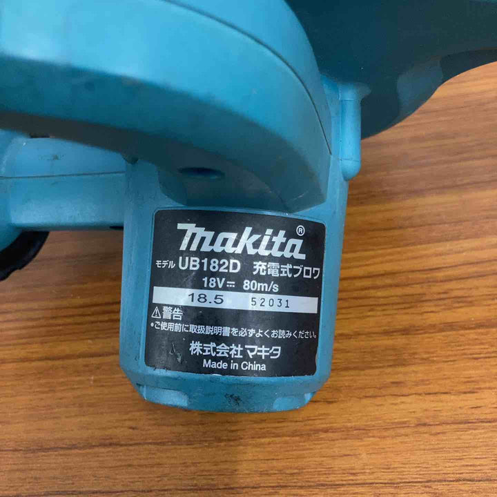 【中古品】☆マキタ(makita) コードレスブロワ UB182DZ【八潮店】