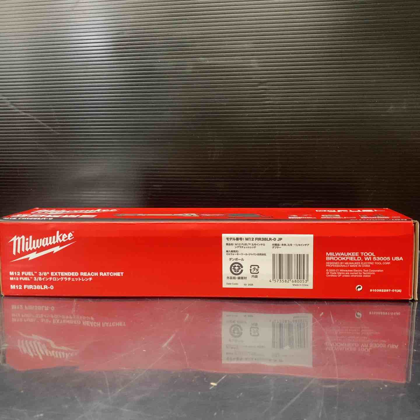 未使用品】ミルウォーキー（Milwaukee） M12 FUEL 3/8ロングラチェット