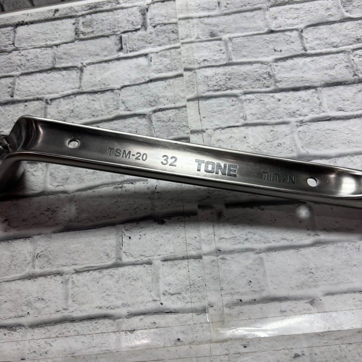 トネ(TONE) チタンシノ付めがねレンチ(トルシアボルト用) TSM-20 二面幅32mm【川口店】