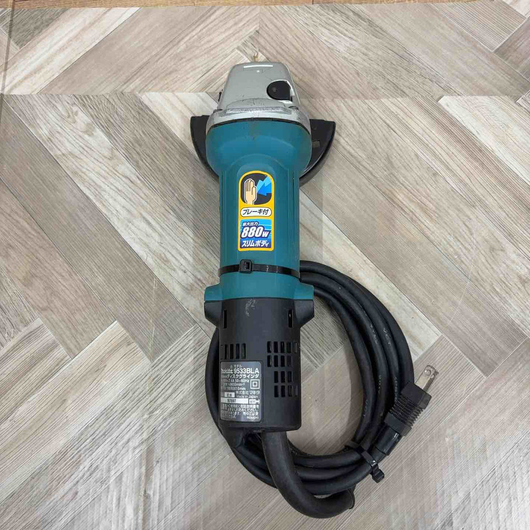☆マキタ(makita) ディスクグラインダ 低速高トルク ブレーキ付 100mm 9533BLA【八潮店】