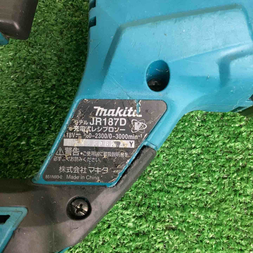★マキタ(makita) コードレスレシプロソー JR187DZ【越谷店】