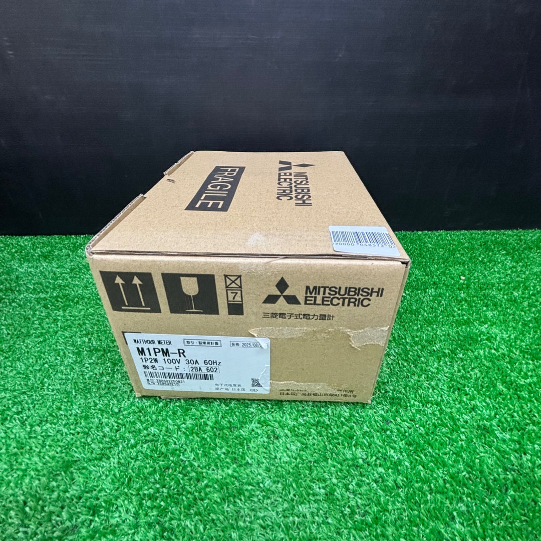 【未使用品】三菱電機 電子式単相2線式普通電力量計 100V 30A M1PM-R【電材館越谷店】