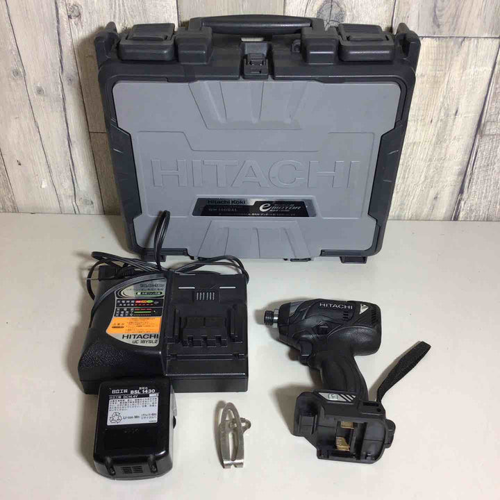 ★ハイコーキ(HIKOKI ※旧:日立工機) コードレスインパクトドライバー WH14DBAL(2LSCK)(B)【戸田店】