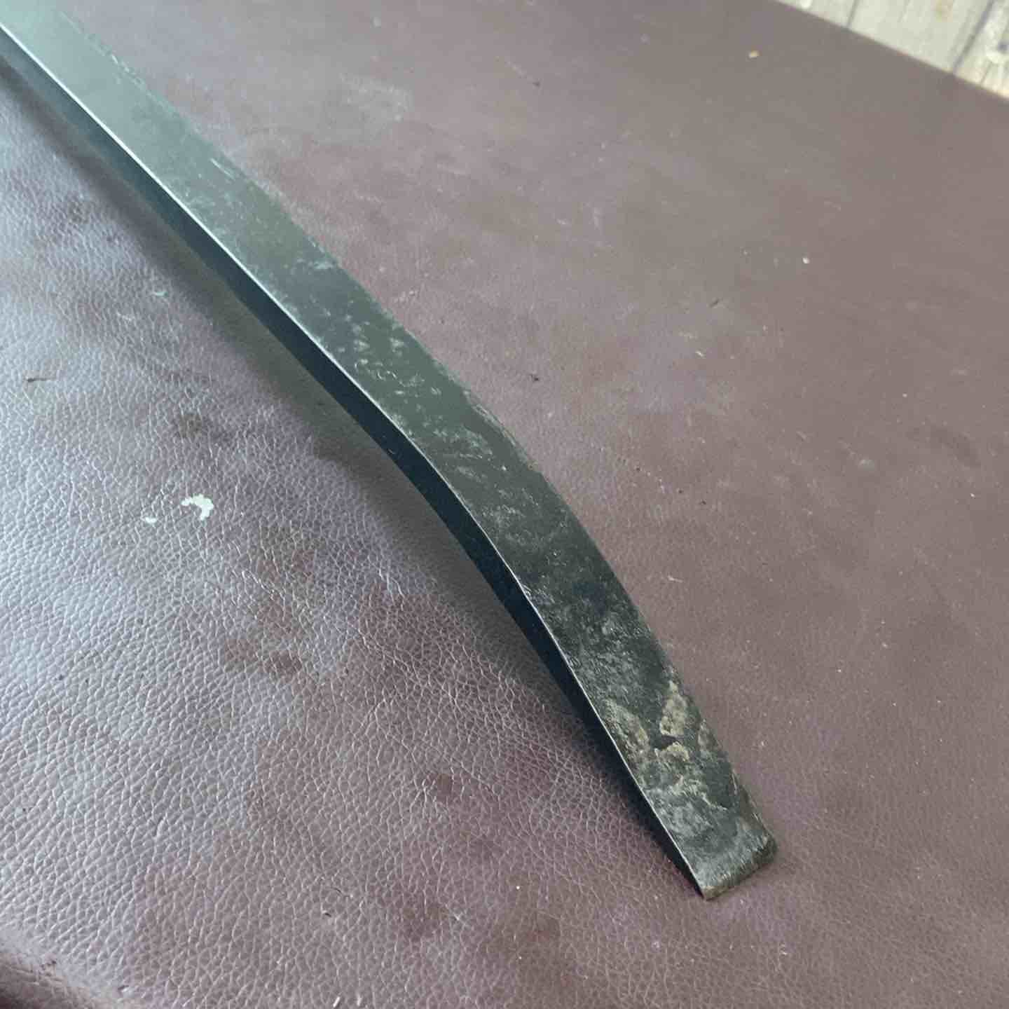 中古品】かじ寅 バール 全長約850mm 259 大工道具 釘抜き【東大和店