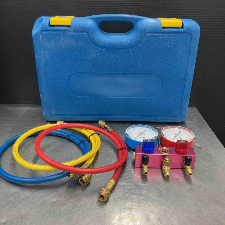 【中古品】 イチネンタスコ(TASCO) ゲージマニホールド TA141L/TA140AFK R410A用 エアコン 真空ポンプ 【東大和店】