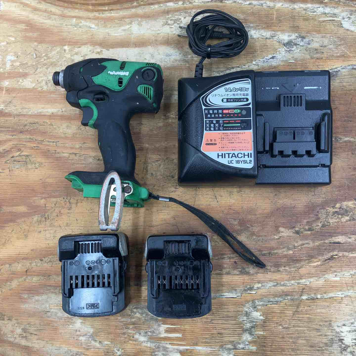 ◇ハイコーキ(HIKOKI ※旧:日立工機) コードレスインパクトドライバ WH14DSL(2SLCK)【柏店】