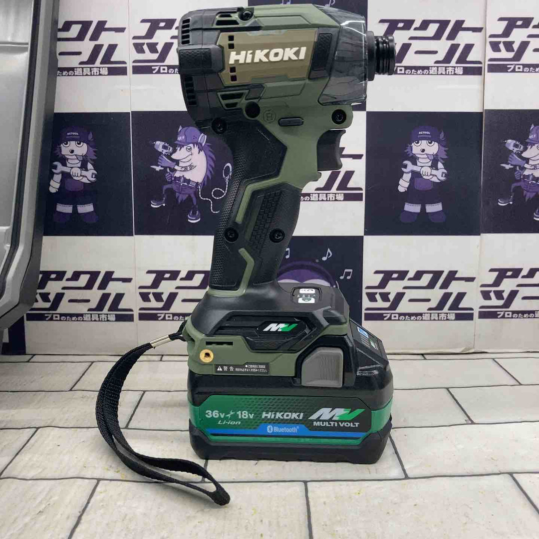 ★ハイコーキ(HIKOKI ※旧:日立工機) コードレスインパクトドライバ フォレストグリーン WH36DD(2XHGSZ)【所沢店】