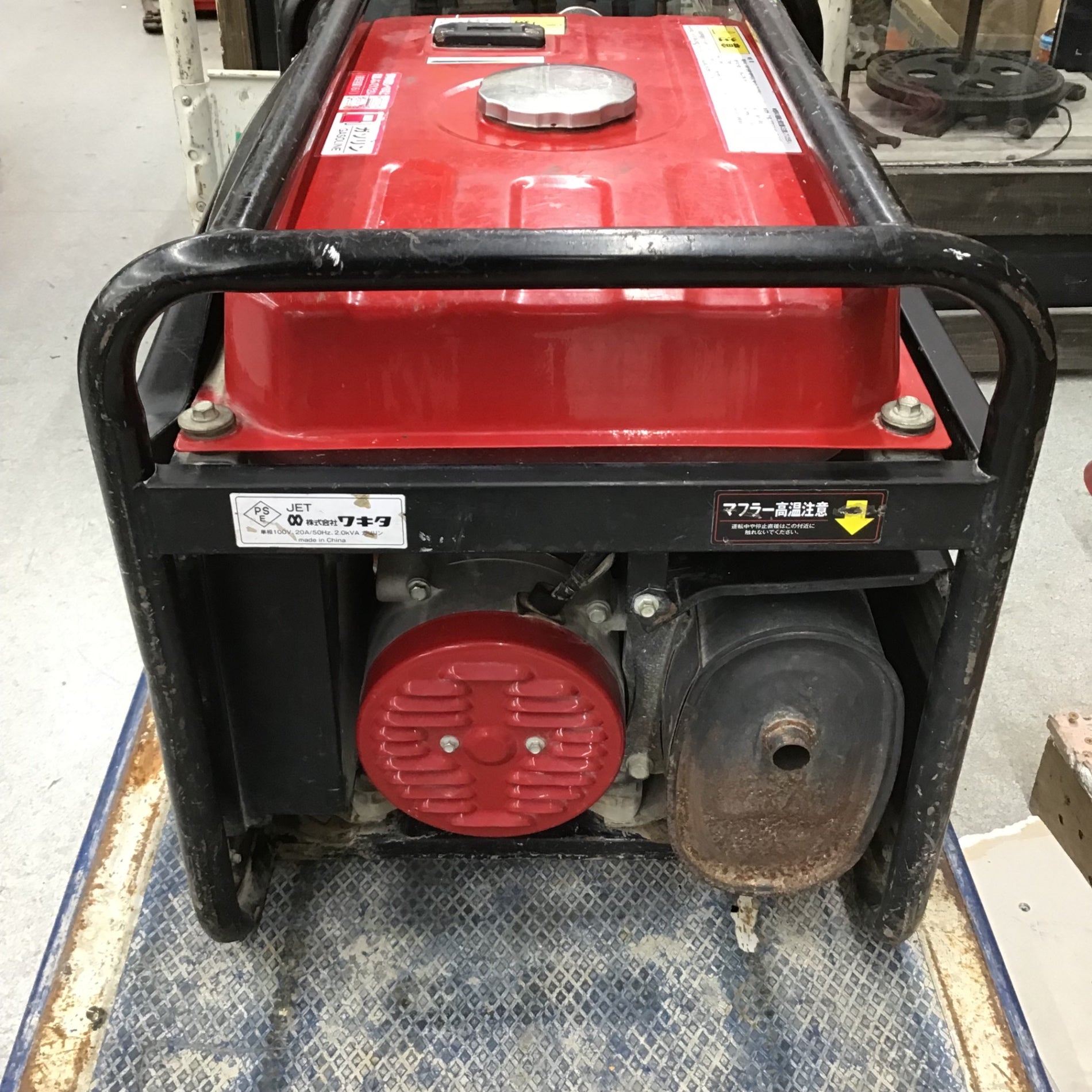店頭受取り限定】〇ワキタ(MEIHO) エンジン式発電機 50Hz