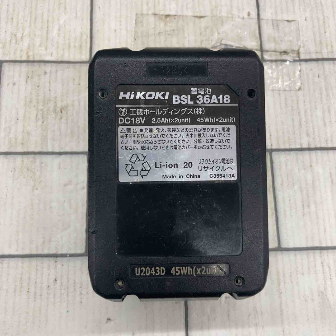 ★ハイコーキ(HIKOKI ※旧:日立工機) コードレスインパクトドライバー WH36DC(2XPD)【所沢店】