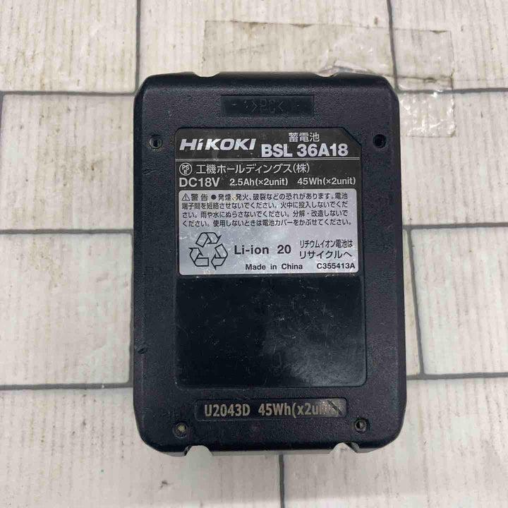 ★ハイコーキ(HIKOKI ※旧:日立工機) コードレスインパクトドライバー WH36DC(2XPD)【所沢店】