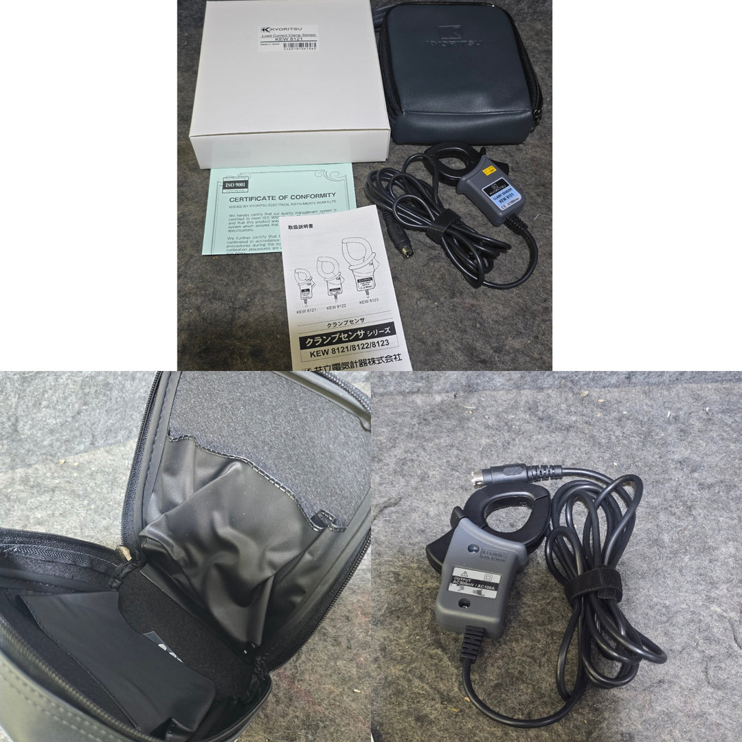 【美品】KYORITSU 共立電気計器 電流/電圧用データロガー KEW5020+KEW8121+KEW8309 クランプセンサ+電圧センサ付【桶川店】