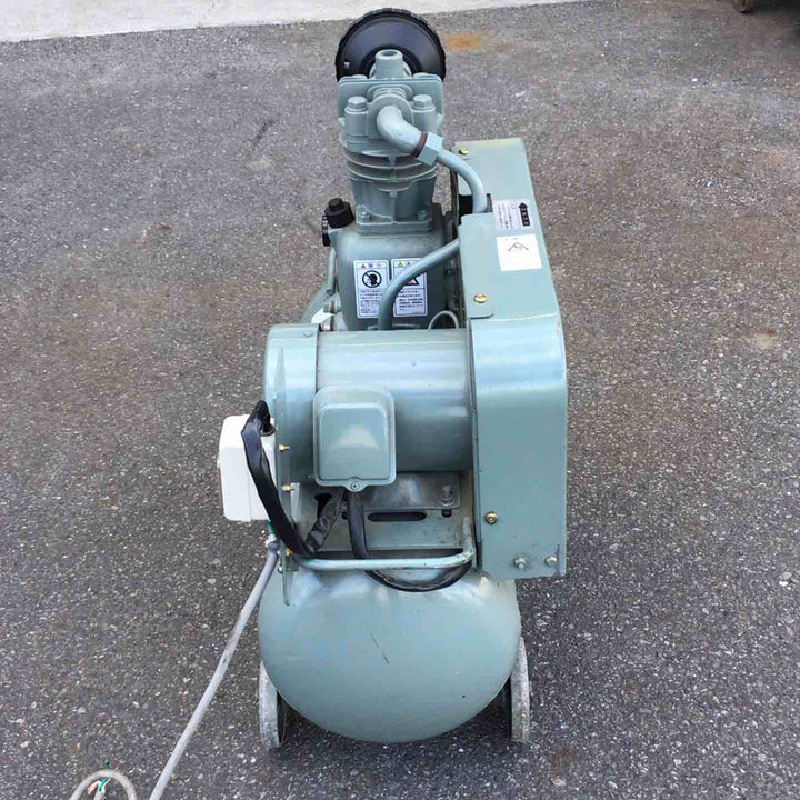 【店頭受取り限定/現状品】日立 ベビコン 0.75P-9.5CV エアコンプレッサー 0.75Kw/1馬力 三相・200V タンク容量：38L【八潮店】