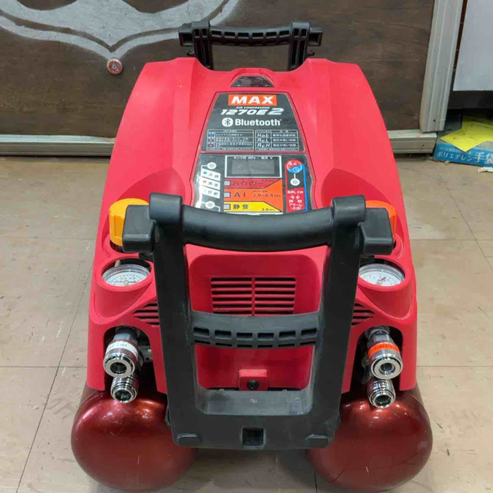 ★マックス(MAX) エアコンプレッサー AK-HL1270E2_レッド【草加店】