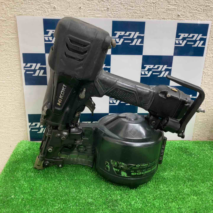◇HiKOKI(ハイコーキ) 高圧ロール釘打機 アブソリュートブラック  NV75HR2(SAB)【草加店】