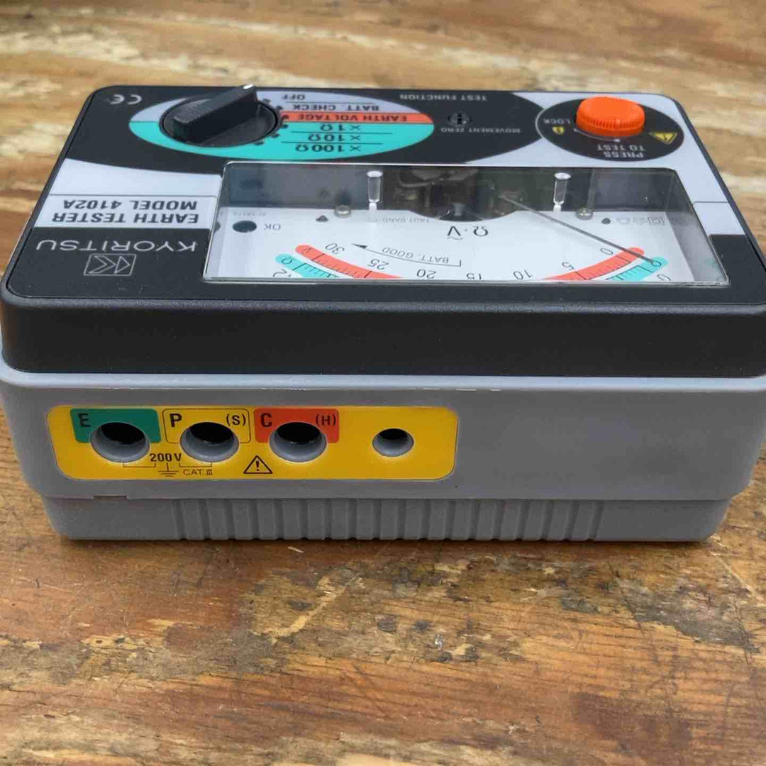 【中古品】◇共立電気計器(KYORITSU) 接地抵抗計 4102A 通電のみ確認【柏店】