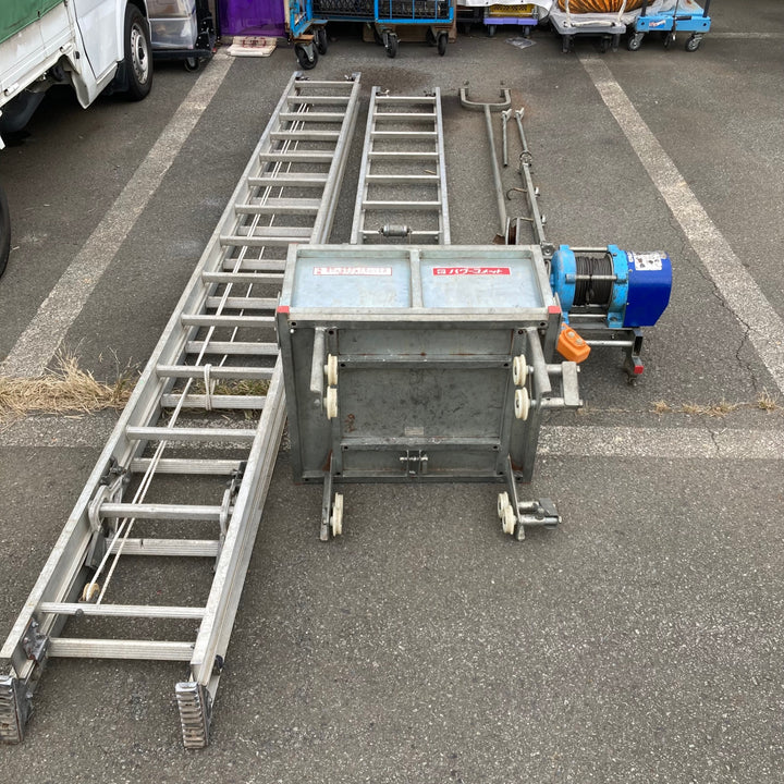 【中古品/店頭受取り限定】◇ユニパー UP-103P パワーコメット キング/UP-703N2付 荷揚げ機 瓦揚げ機【東大和店】