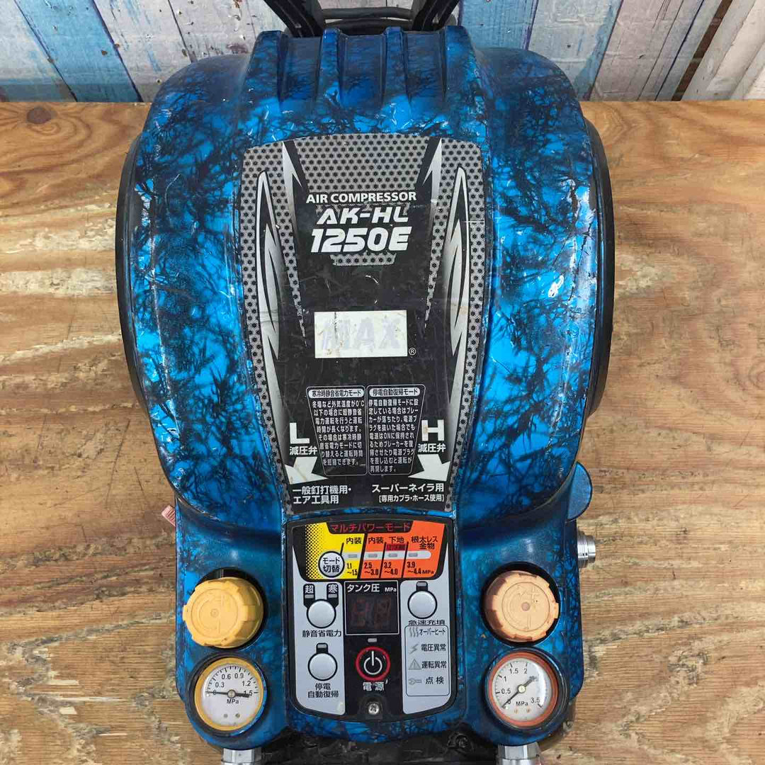【中古品】★マックス(MAX) エアコンプレッサー AK-HL1250E ガイアブルー 常高圧【柏店】