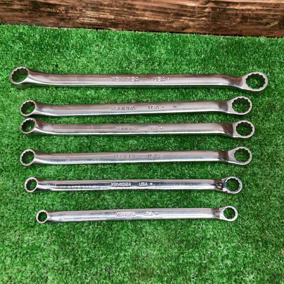 スナップオン(Snap-on)オフセットメガネレンチ XBM1719A/1417A/1315A/1214A/1012A/810A/ 6本セット【川越店】