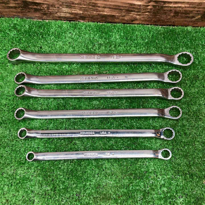 スナップオン(Snap-on)オフセットメガネレンチ XBM1719A/1417A/1315A/1214A/1012A/810A/ 6本セット【川越店】
