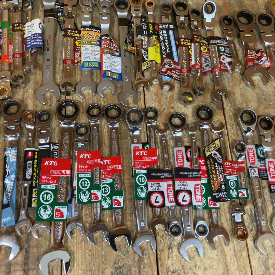 まとめ売り特価！【未使用品】ギアレンチ まとめ売り KTC スーパーツール TONE等 サイズ複数 100個セット！【所沢店】