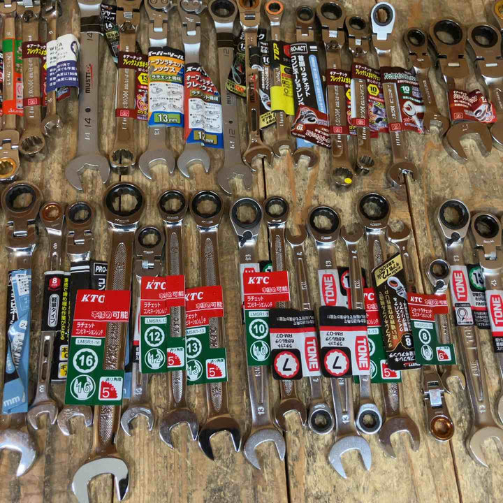 まとめ売り特価！【未使用品】ギアレンチ まとめ売り KTC スーパーツール TONE等 サイズ複数 100個セット！【所沢店】