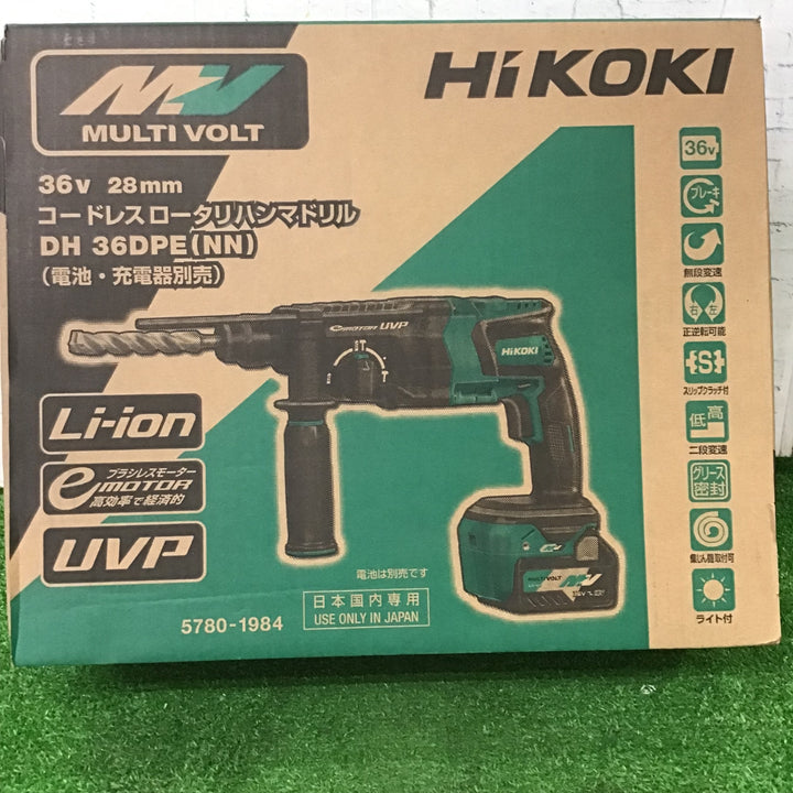 ★ハイコーキ(HIKOKI ※旧:日立工機) コードレスハンマドリル DH36DPE(NN)【町田店】