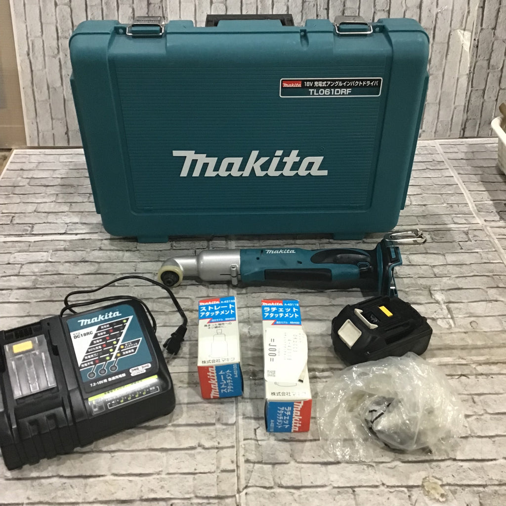【愛品館八千代店】マキタ　TL061DRF　充電式アングルインパクトドライバ マキタ 18V充電式アングルインパクトドライバ TL061DRF/DZ 丸甲金物