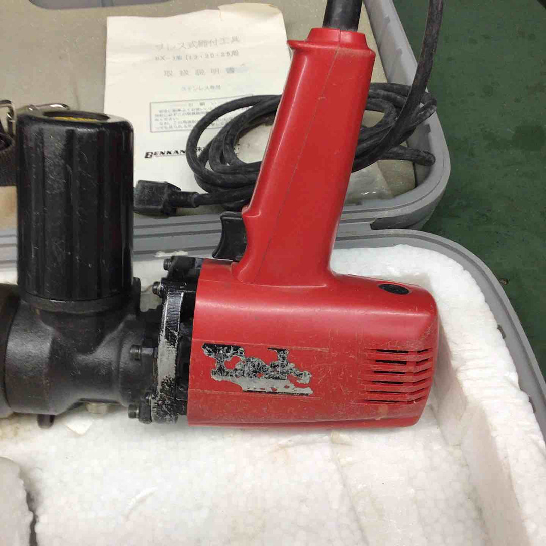 ベンカン プレス式締付工具 BX-3型 圧着機(電動・手動)【戸田店】