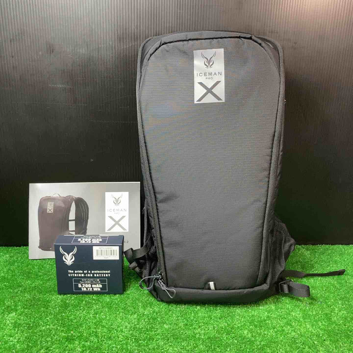 山真製鋸(Y'sGOD JAPAN) 水冷服 アイスマンPRO-X2 ブラック ICMPX2-BLV-SET【岩槻店】