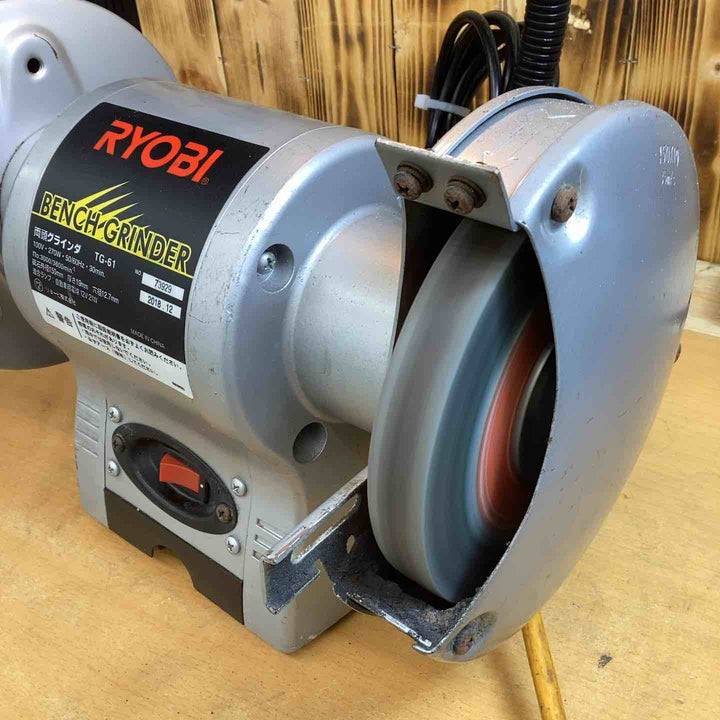 ◇リョービ(RYOBI) 卓上グラインダ TG-61【越谷店】