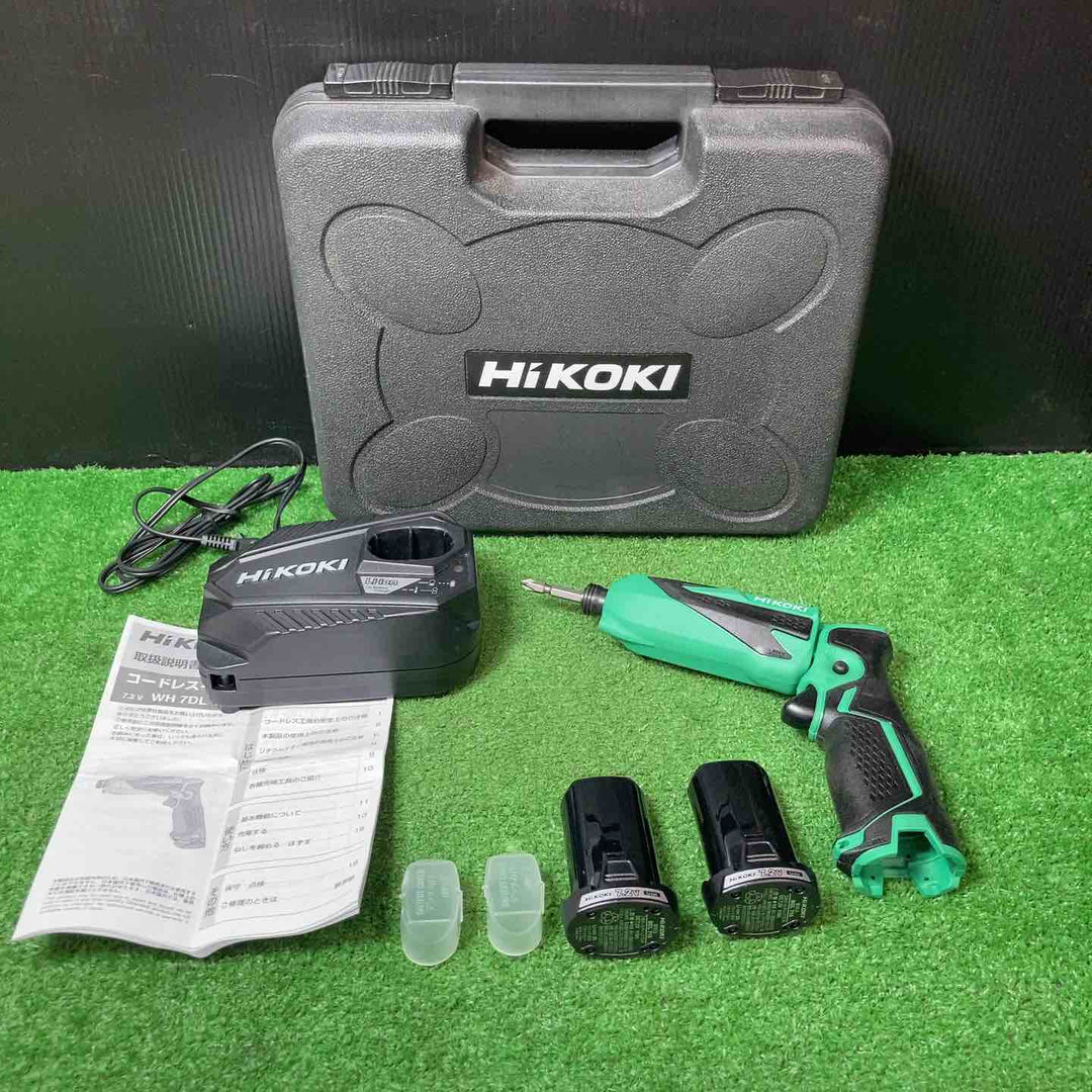 【美品】◇ハイコーキ(HIKOKI ※旧:日立工機) 7.2V コードレスペンインパクトドライバー WH7DL(2LCSK)【岩槻店】