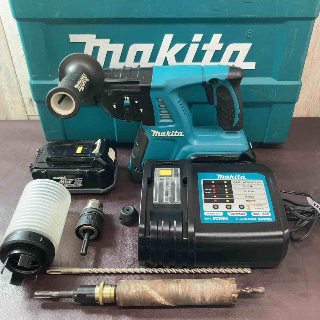【中古品】 マキタ(makita) コードレスハンマドリル HR262DRDX 充電式ハンマードリル 【東大和店】