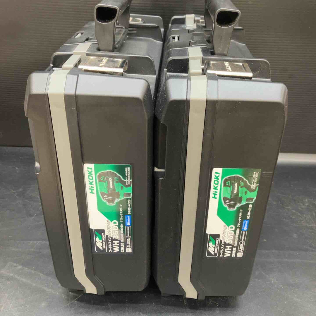 【未使用品】2台セット ハイコーキ HIKOKI コードレスインパクトドライバ アグレッシブグリーン WH36DD(2XHLSZ) 2台セット【川越店】