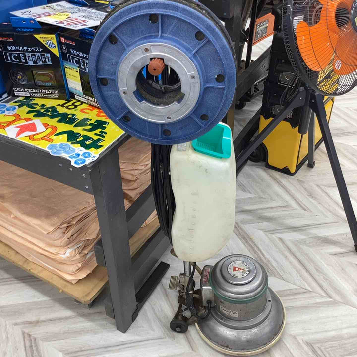 【店頭受取り限定】武蔵電機(アマノ武蔵) 床ポリッシャ CCP-120H/ 高速型洗浄 タンク付  磨き オフィス 店舗 工場 学校 プール 【越谷店】