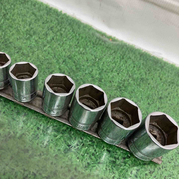 Snap-on 3/8インチ ソケット シャロー 6角　FS281～FS081　　11個セット【町田店】