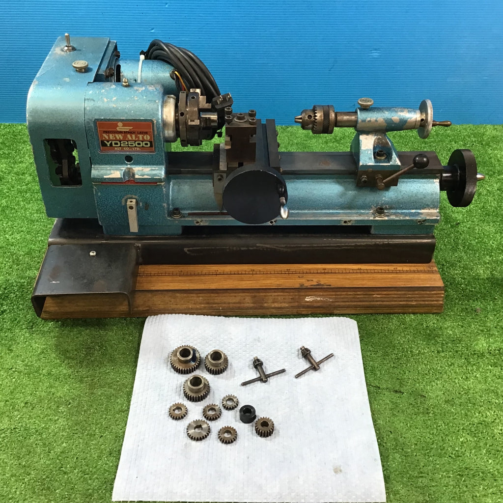 [A0722KY] 美品 NEW ALTO ニューアルト YD2500 小型旋盤 動作品 付属品多数付き yyZJzuv3cvcKTSxSp9R1BWghBnaWYM