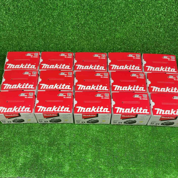 【未使用】 makita 18V リチウムイオンバッテリ BL1860B 18V 6.0Ah 15個セット 化粧箱付き 【藤沢店】