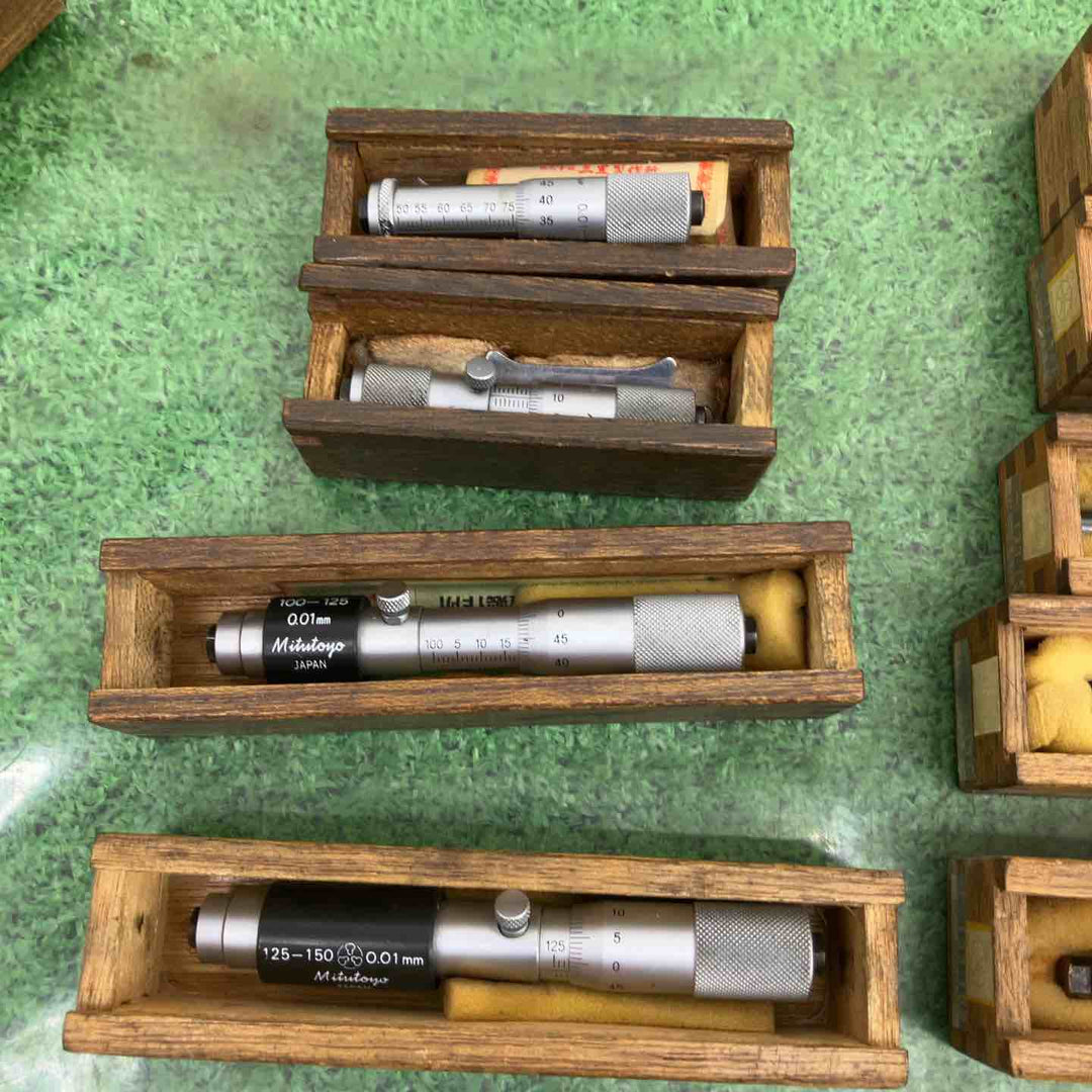 ミツトヨ 内側マイクロメーター セット  50~200mm/225mm~300mm【町田店】