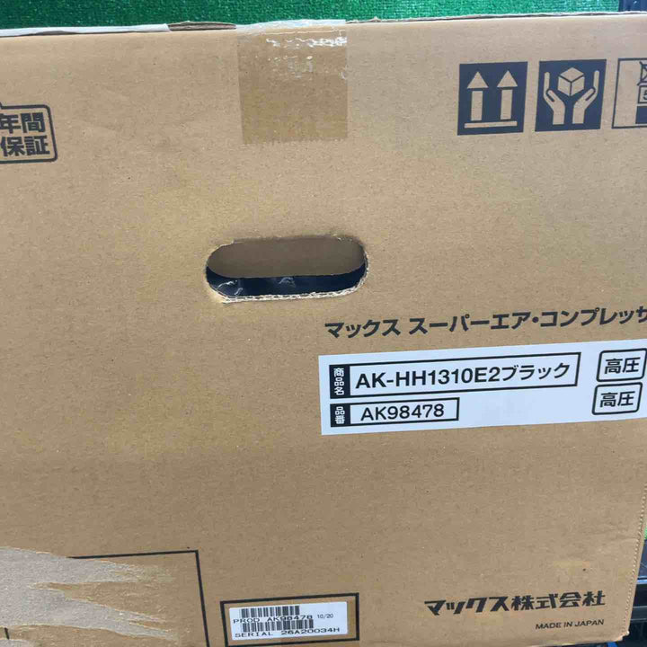 【未使用】 マックス(MAX) 高圧専用エアコンプレッサー AK-HH1310E2_ブラック 【藤沢店】