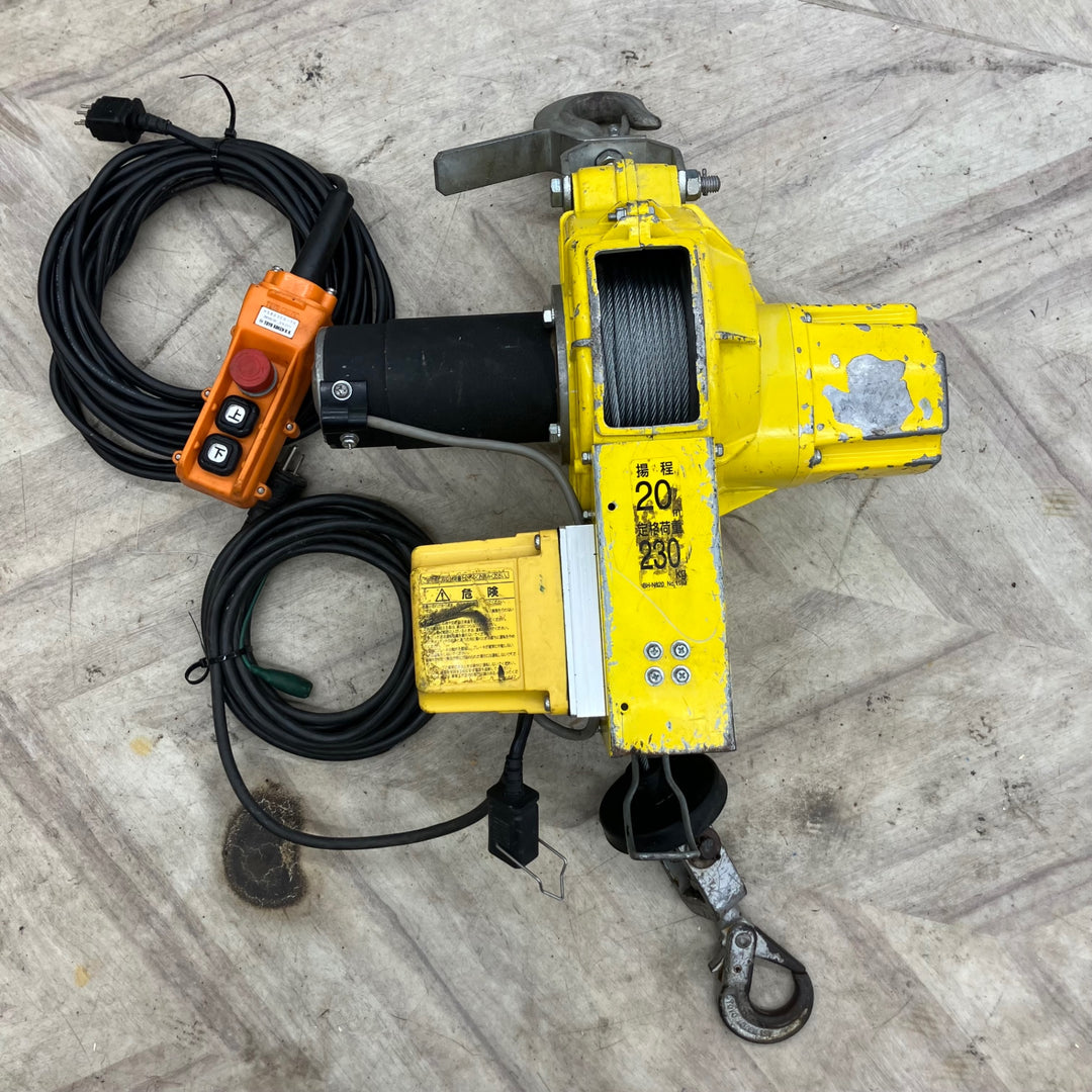 ◇トーヨーコーケン(TKK) ベビーホイスト 230kg 20m BH-N820【越谷店】