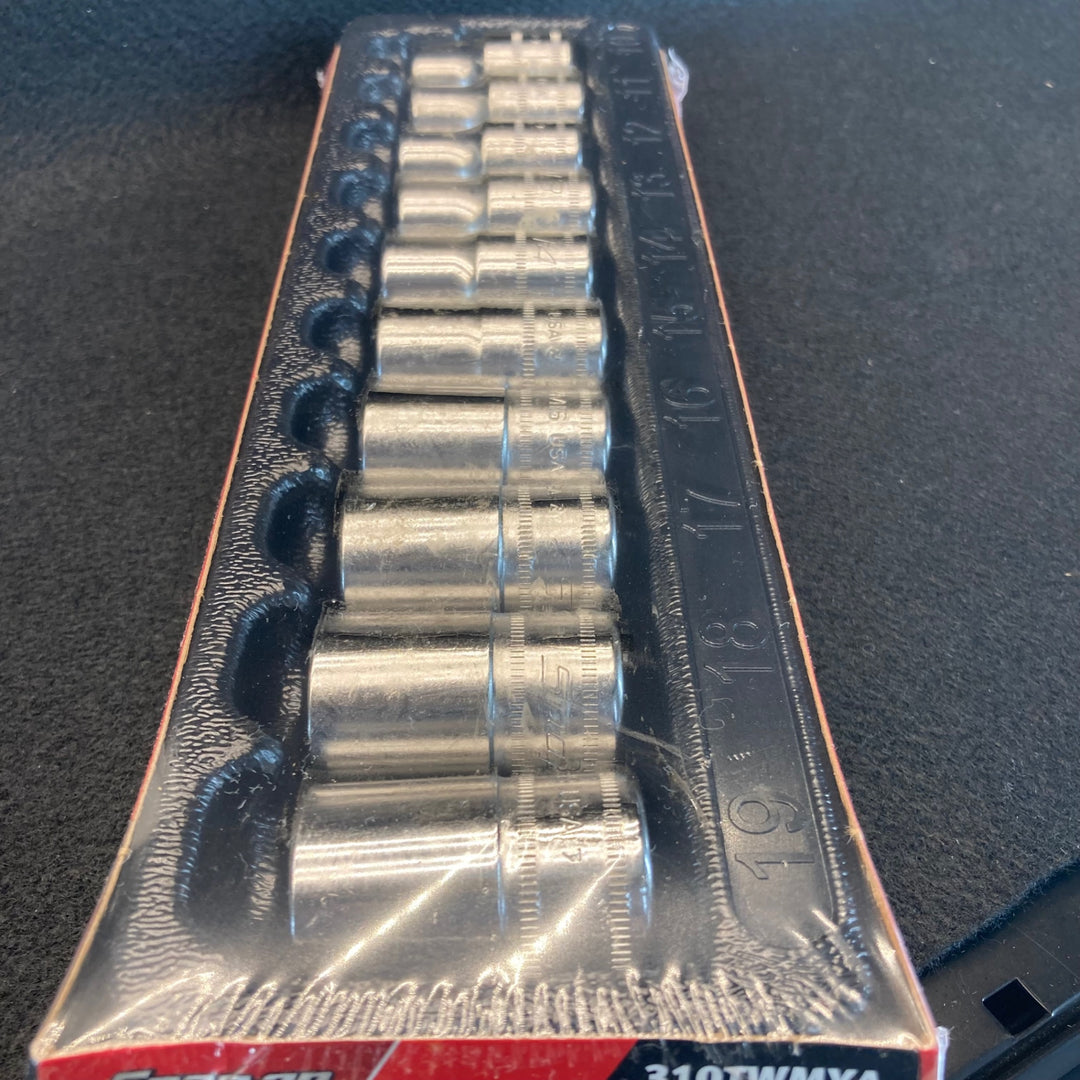 【未使用(店頭展示品)】スナップオン(Snap-on)1/2 ショートソケット 6P ミリサイズ【並行輸入】310TWMYA【東大和店】