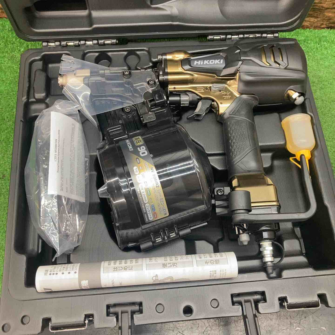★ハイコーキ(HIKOKI ※旧:日立工機) 高圧エア釘打ち機 NV90HR2(S)【川越店】