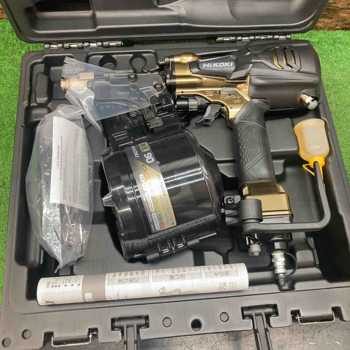 ★ハイコーキ(HIKOKI ※旧:日立工機) 高圧エア釘打ち機 NV90HR2(S)【川越店】