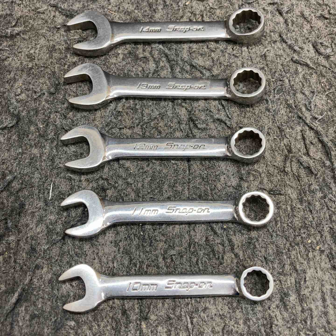 【中古品】 スナップオン/Snap-on コンビネーションレンチ 10ピースセット ミリサイズ ミジェットハンドル OXIM710B 【鴻巣店】