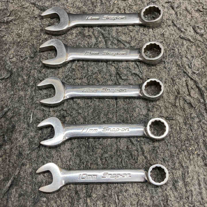 【中古品】 スナップオン/Snap-on コンビネーションレンチ 10ピースセット ミリサイズ ミジェットハンドル OXIM710B 【鴻巣店】
