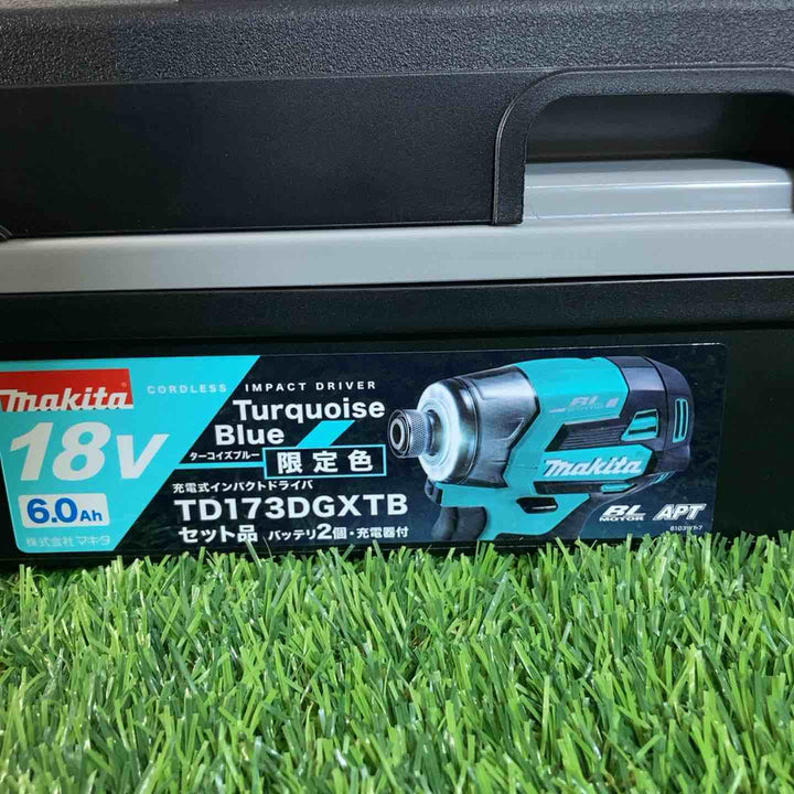 ★マキタ(makita) 18Vコードレスインパクトドライバ TD173DGXTB ターコイズブルー 限定色【戸田店】