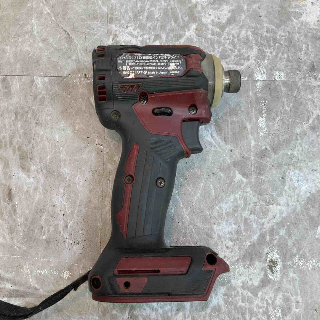 ★マキタ(makita) コードレスインパクトドライバー TD171DZAR【八潮店】