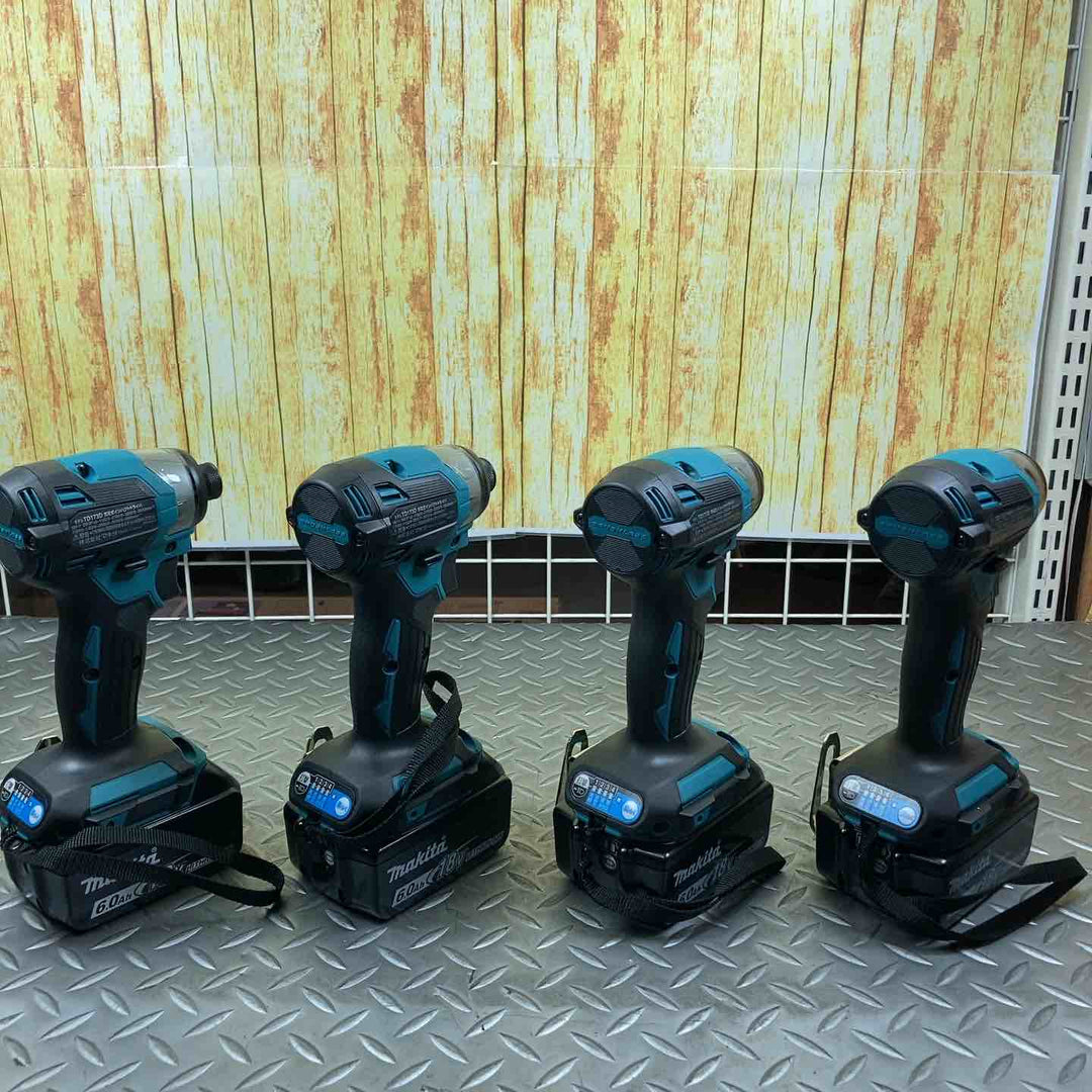 makita マキタ インパクトドライバー TD173DRGX ４台セット
