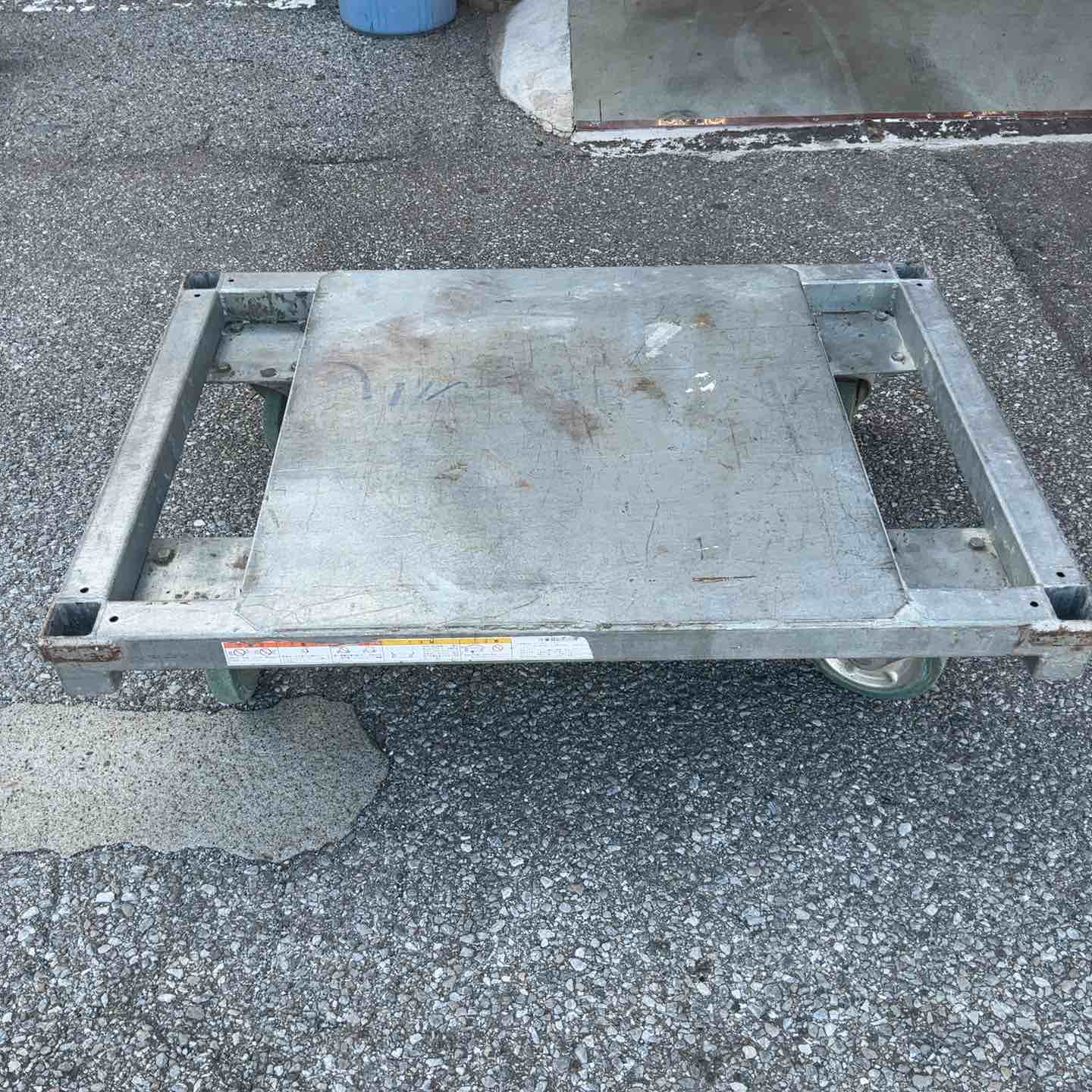 店頭受取り限定】メーカー不明 アルミ台車 耐荷重1000kg【草加店