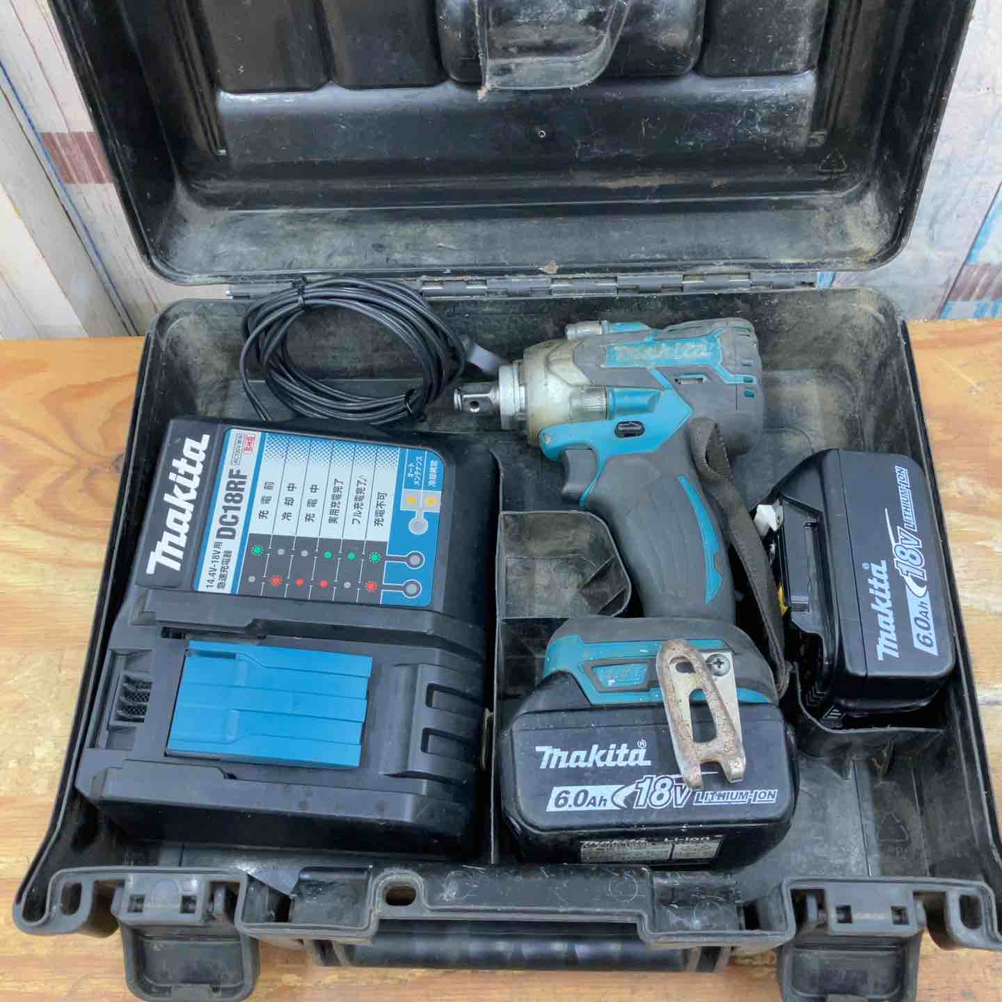 中古品】☆マキタ(makita) コードレスインパクトレンチ TW285DRGX 18V